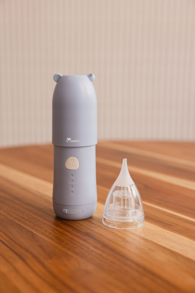 Aspirator hunde elektrik Momini NanoFlush, irrigator 2 në 1, USB C, i bardhë
