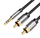 Kabllo audio Vention, 3.5mm Jack në 2x RCA, 3m, e zezë