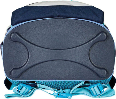 Set çante shkolle Herlitz UltraLight Plus Flower Owl, ergonomike, 750g, blu navy turquoise