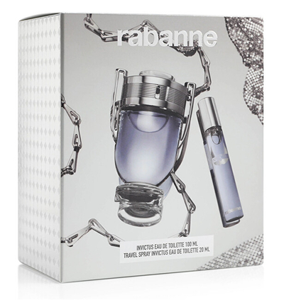 Set për meshkuj Rabanne Invictus, EDT 100 ml + EDT 20 ml