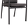 Karrige ngrënieje alumini Sentii HM6204.01, 60x55.5x90 cm, material Olefin, gri e errët