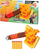 Lodër sëpatë Nerf Minecraft Firebrand, me fishekë shkumë, plastike, portokalli