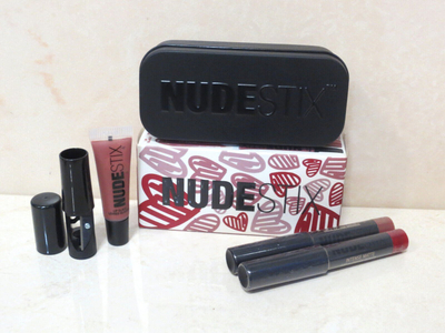 Сет кармини Nudestix Red Hot Lips Mini Kit, 2 ml, 2.5 ml, нуд