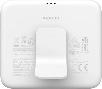 Monitor temperature dhe lagështie Xiaomi Temperature and Humidity Monitor 3, me ekran dixhital, i bardhë