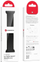 Rrip dore për orë Forcell Strap F-DESIGN FA21, për Apple Watch 38 40 41mm, lëkurë eco, i zi