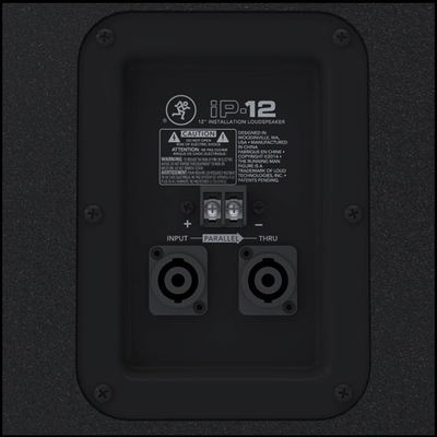 Kutizë zanore Mackie iP-12, 12", pasive 2‑drejtimëshe, e zezë