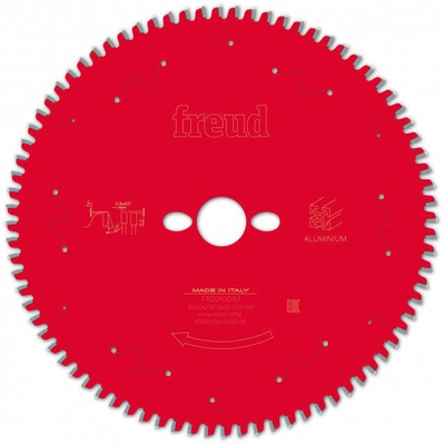 Teh sharre rrethore Freud F03FS09827 FR26A001M, Ø260mm, 80 dhëmbë, i kuq