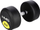 Shtangë dore HMS HG PRO e gomuar, 1 x 32.5 kg, i veshur me gomë, i zi