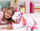 Lodër pelushi Bayer Cuddly Toy Unikorn, me dritë, me tinguj, shumëngjyrësh
