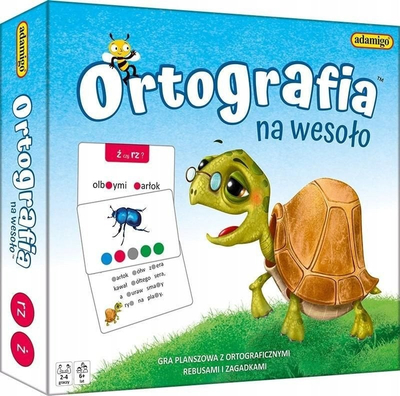 Едукативна игра ADAMIGO Spelling for Fun 7981, полски правопис, за деца, многуобојна