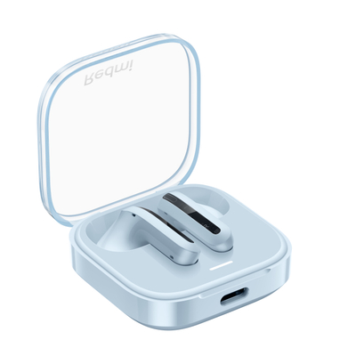 Dëgjuese Bluetooth Xiaomi Redmi Buds 6 Active, pa tel, 14.2mm, e kaltër