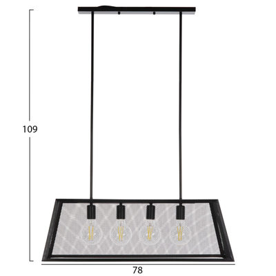 Llambë tavani Luminaire (HM4179), zezë