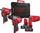 Set veglash me bateri Milwaukee FPP2H2-402X, M12 FUEL, 2x 4.0Ah, i kuq me të zezë