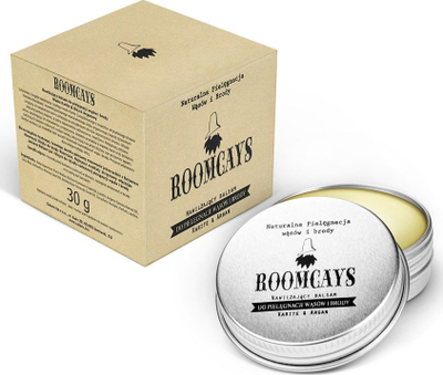 Balsam për mjekër ROOMCAYS Moisturizing Balm, karite dhe argan, 30 g