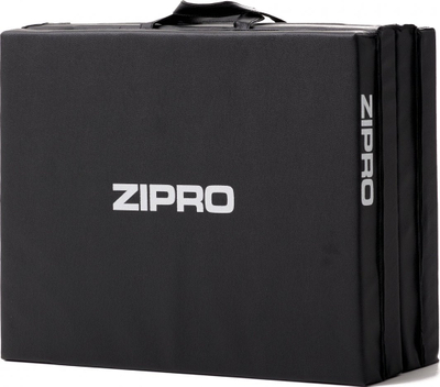 Shtresë e palosshme fitnesi Zipro, 180×60×4cm, e zezë