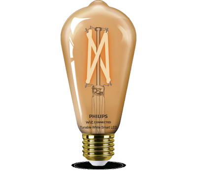 Llambë LED Philips Filament ST64, 7W Eq.50W, E27, ngjyrë qelibar