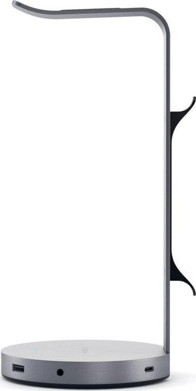Satechi Aluminum Headphone Stand со USB Hub, Space Gray
