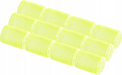 Bigudi flokësh me velkro, diametër 4.8 cm, set me 12 copë, jeshile