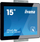Monitor iiyama ProLite TF1515MC-B2, 15", me shumë prekje, i zi
