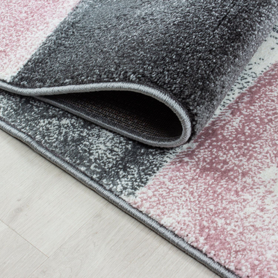 Tapet Ayyildiz Carpets Hawaii 1710, 13 mm, me prerje konture, rozë gri