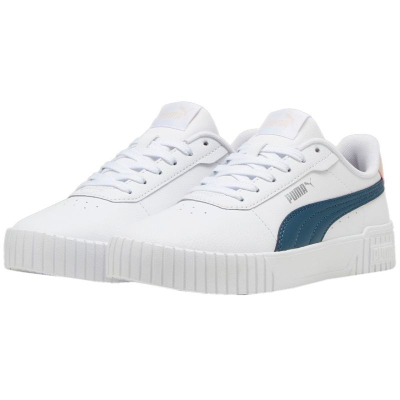 Женски патики Puma Carina 2.0 W 385849 31, природна кожа, гумен ѓон, бели