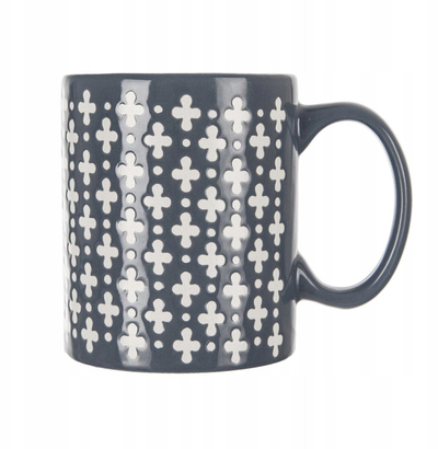 Керамичка шолја Blue Ceramic Mug, за микробранова, за машина за садови, сина