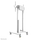 Set bllokues frenash për karroca Neomounts ABL-875, 2 copa, metal, blu