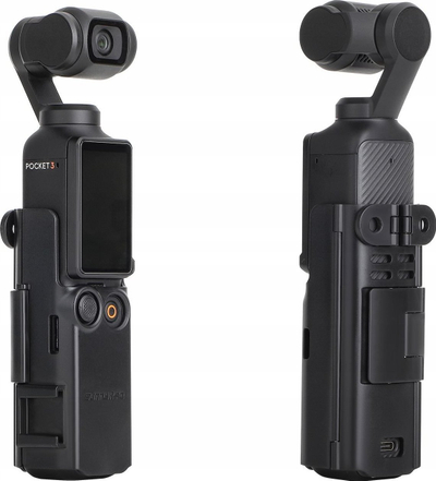 Mbajtëse me dorezë Sunnylife OP3-BK743-D, për GoPro dhe DJI Osmo Pocket 3, ngjyrë e zezë