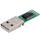 Adapter USB në UART TTL Exsys EX-13101, me çip FTDI FT232RL, jeshil