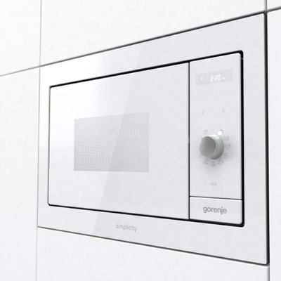 Mikrovalë inkaso Gorenje BM235G1SYW, 23L, 900W me gril, e bardhë