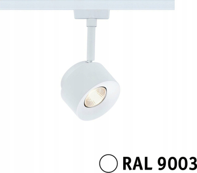 Spot dritë Paulmann URail LED Litov Pane, 7.4W, 3000K me rregullim drite, i bardhë