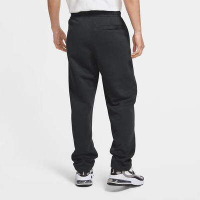 Pantallona Nike Sportswear Club French Terry për meshkuj, të drejta, pambuk, të zeza