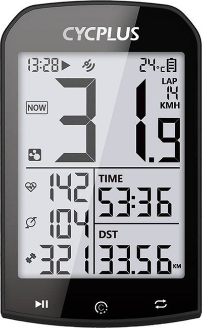 Kompjuter biçiklete Cycplus M1, ekran 2.9", Bluetooth ANT+, i zi