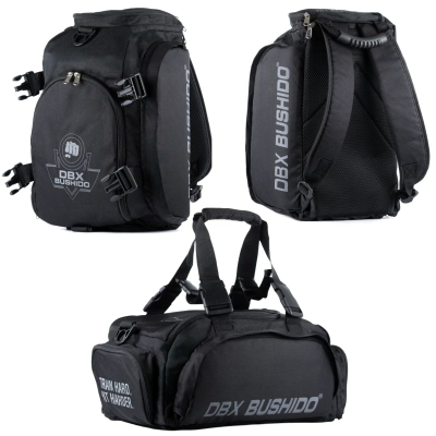 Çantë sportive DBX Bushido DBX SB 25W, 25L, 3 në 1, e zezë