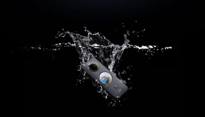 Kamerë sportive Insta360 ONE X2, 5.7K 360°, rezistente ndaj ujit, e zezë