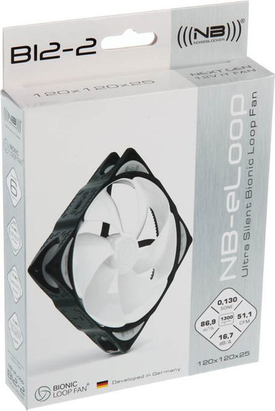 Ftohës Noiseblocker B-eLoop B12-2, 120 mm