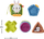 Lodra edukative Fisher-Price Fun Shapes, set 5 copë, shumëngjyrëshe
