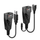 Adaptues USB Lindy 42674, USB në 3.5mm Jack, i zi