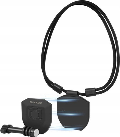 Mbajtëse magnetike për qafë PULUZ PU739B për GoPro, N52, e zezë