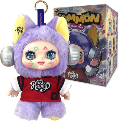 Lodër pelushi Kimmon Street Rock, anime koleksionuese, blind box, shumëngjyrëshe