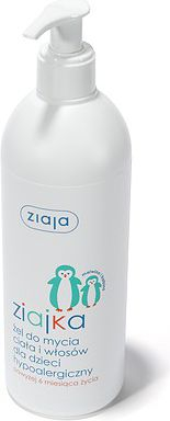 Xhel hipoalergjik Ziaja për trup dhe flokë, 400 ml