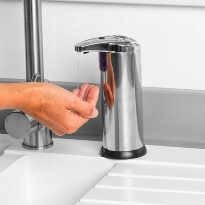 Dispenser automatik për sapun BL SS, 220ml, sensor, argjendtë