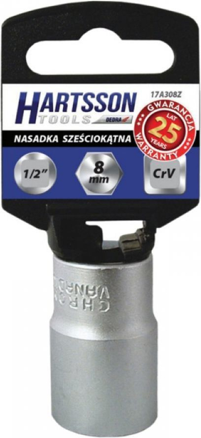 Prizë gjashtëkëndore Hartsson, 1/2", 8 mm 