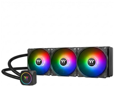 Ладилник за вода Thermaltake TH360 S V3 ARGB Sync, радијатор 360mm, LCD екран 3.95\", црн