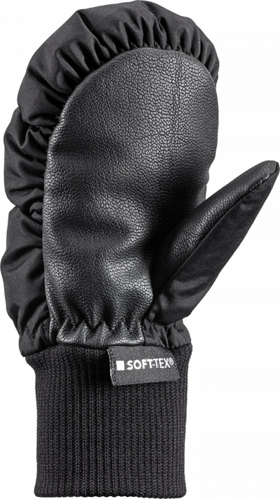 Doreza për kalamoj Leki Kids Little Eskimo Mitt S, SOFT-TEX, që s’i hyn uji, të zeza