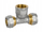 Nyje T PEX Diamond me kompresion, 20x3/4"x20, bronz i nikluar