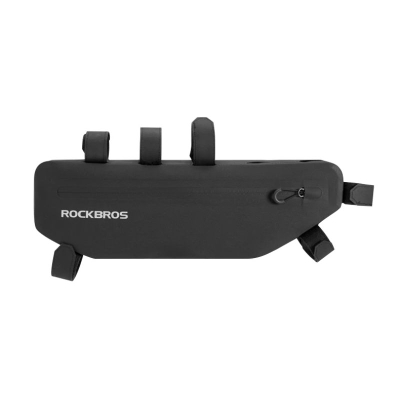 Çantë kornize biçiklete RockBros AS-043, 3L, e papërshkueshme nga uji, e zezë