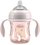 Чаша за тренирање Chicco Transition Cup 4m+, 200ml, со рачки, розова