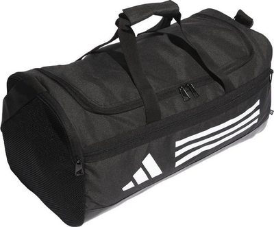 Çantë sportive adidas Essentials Training Duffel S HT4749, me ndarje për atlete, poliester i riciklum, e zezë