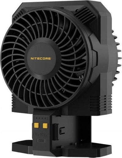 Ventilator portativ Nitecore CW30, pa kabllo, për foto, ngjyrë e zezë